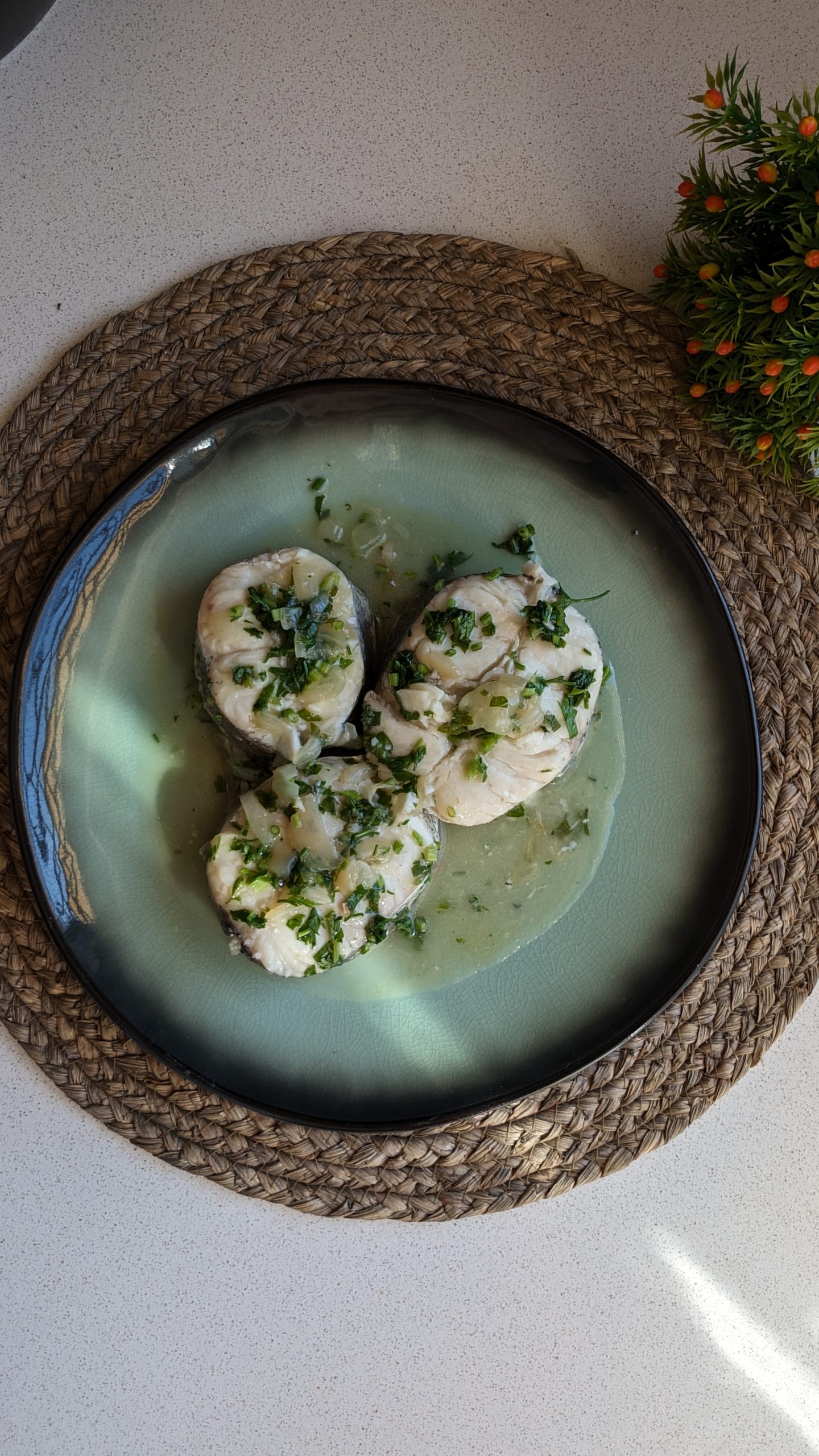 Merluza en salsa verde