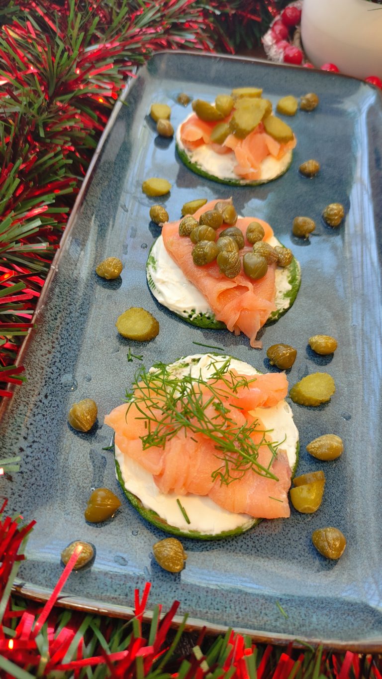 Tortitas De Espinacas Y Salmon
