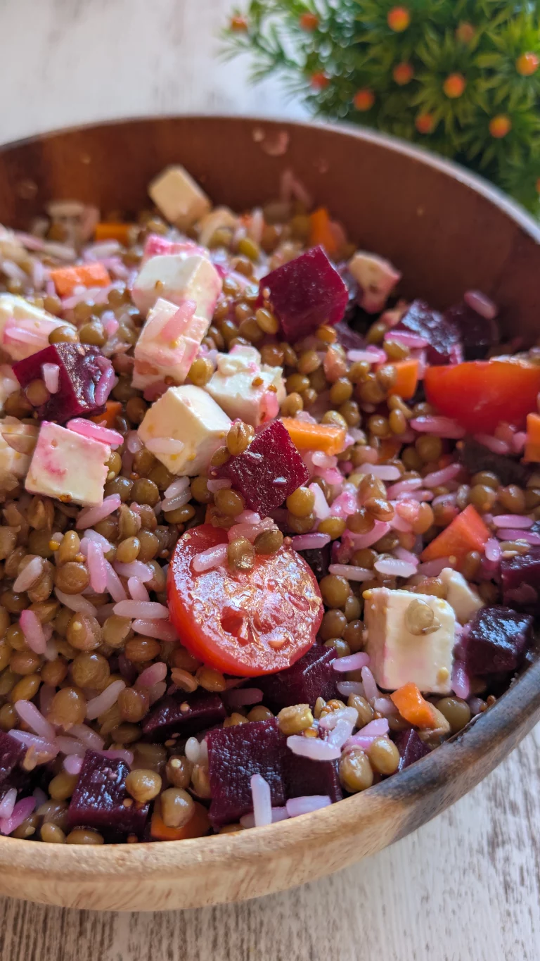 Ensalada de Lentejas Y Arroz