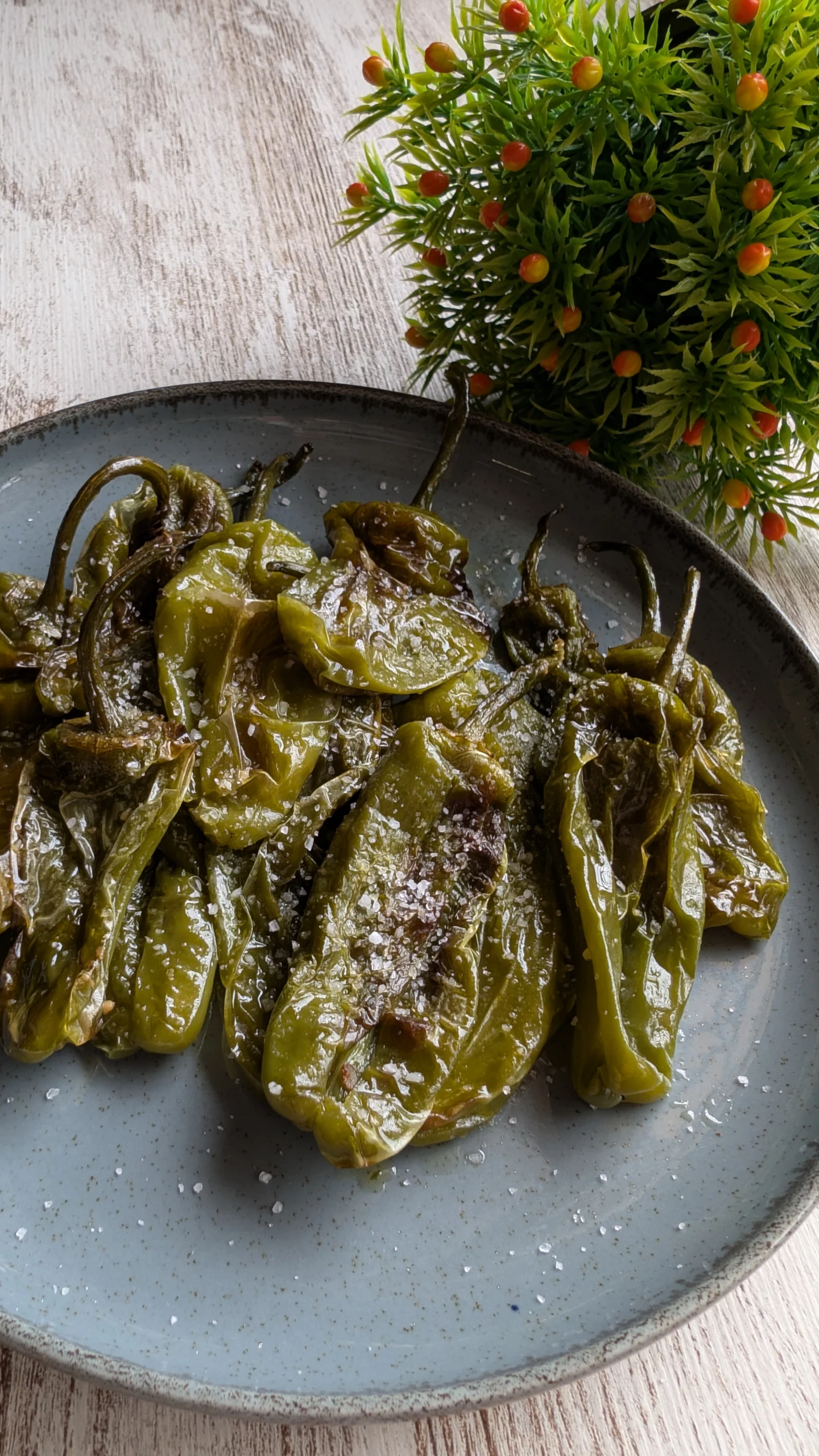 Pimientos del padrón fritos, pimiento italiano, pimientos fritos