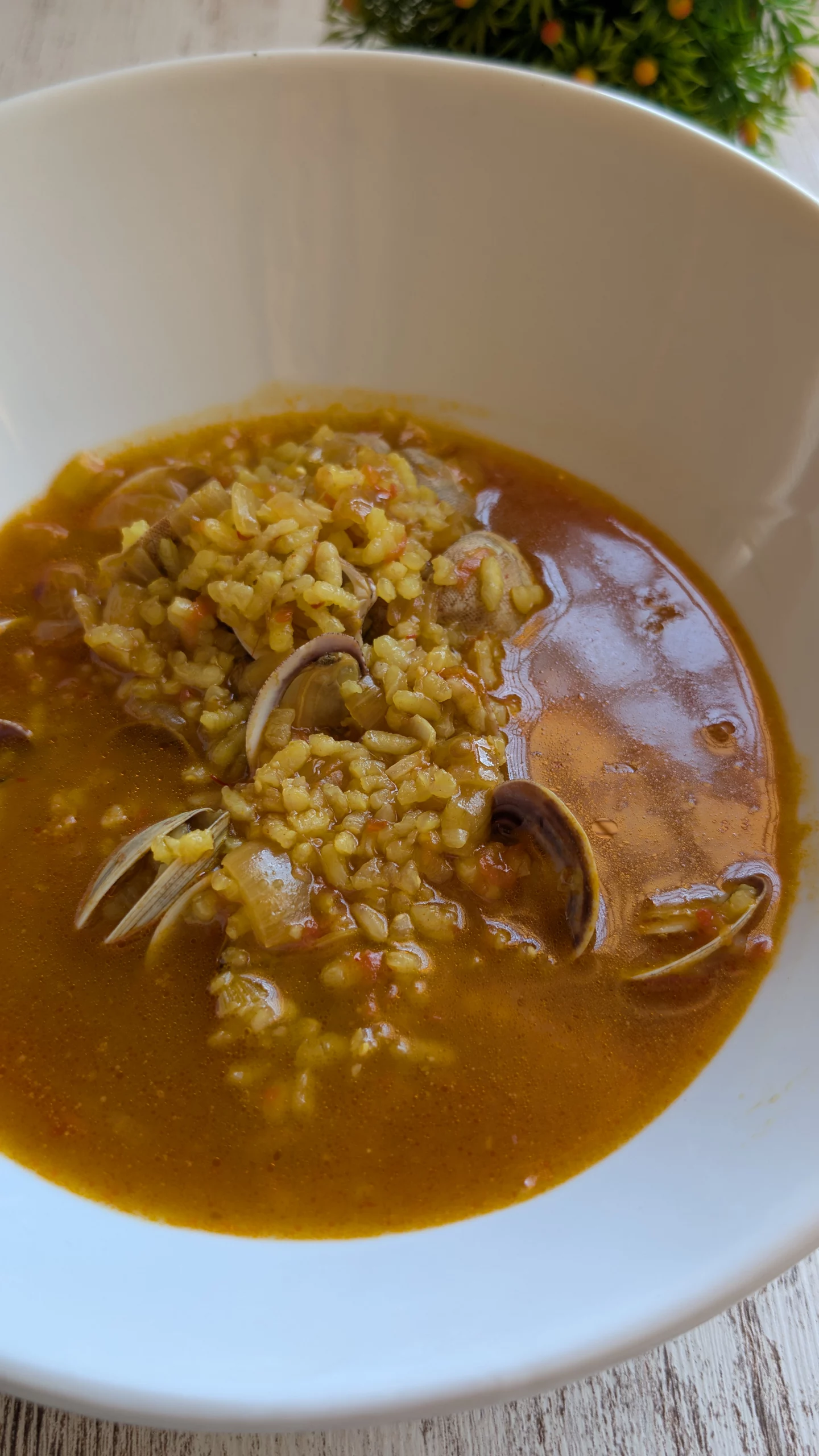 Guiso de Arroz con Almejas