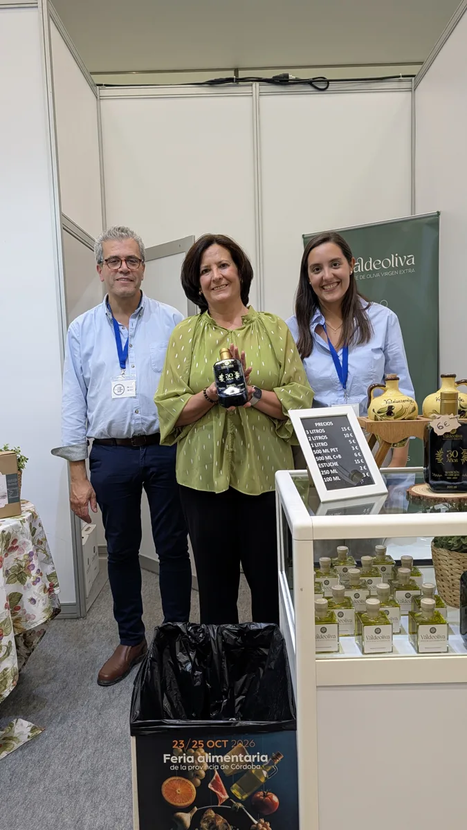 En el stand de Valdeoliva, Sabor a Córdoba 2026